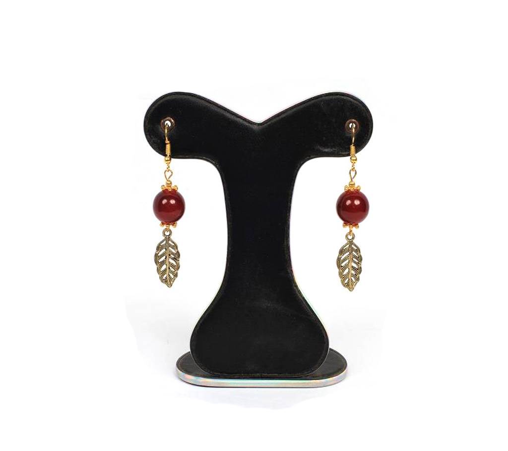 Red Stone Setting Earring For Daily Use বাংলাদেশ - 698057