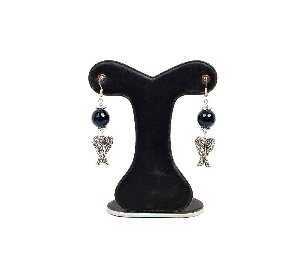 Black Stone Setting Earring For Daily Use বাংলাদেশ - 698068