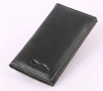 Long shape leather wallet