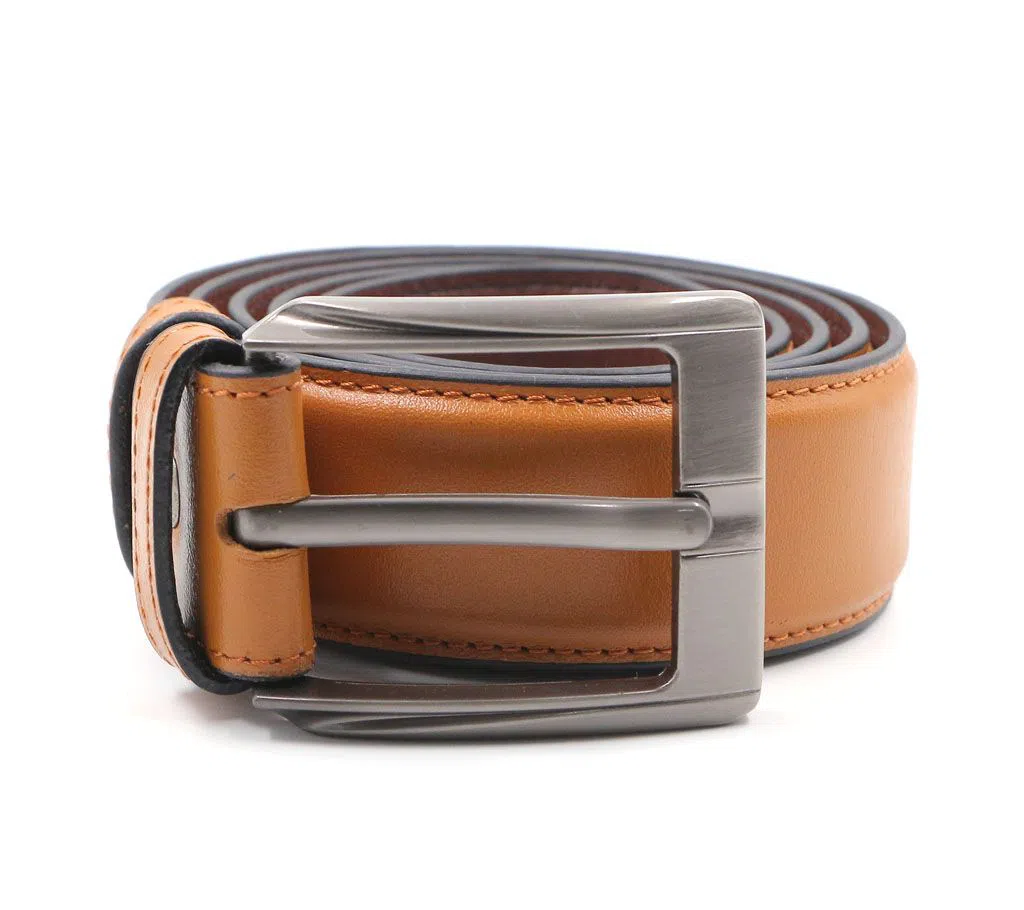 Gents Formal PU Leather Belt - Brown