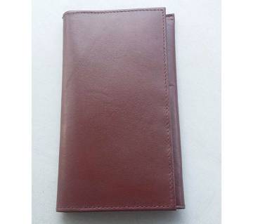Gents long shaped leather wallet 
