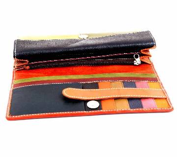Ladies Long Shaped Leather Wallet
