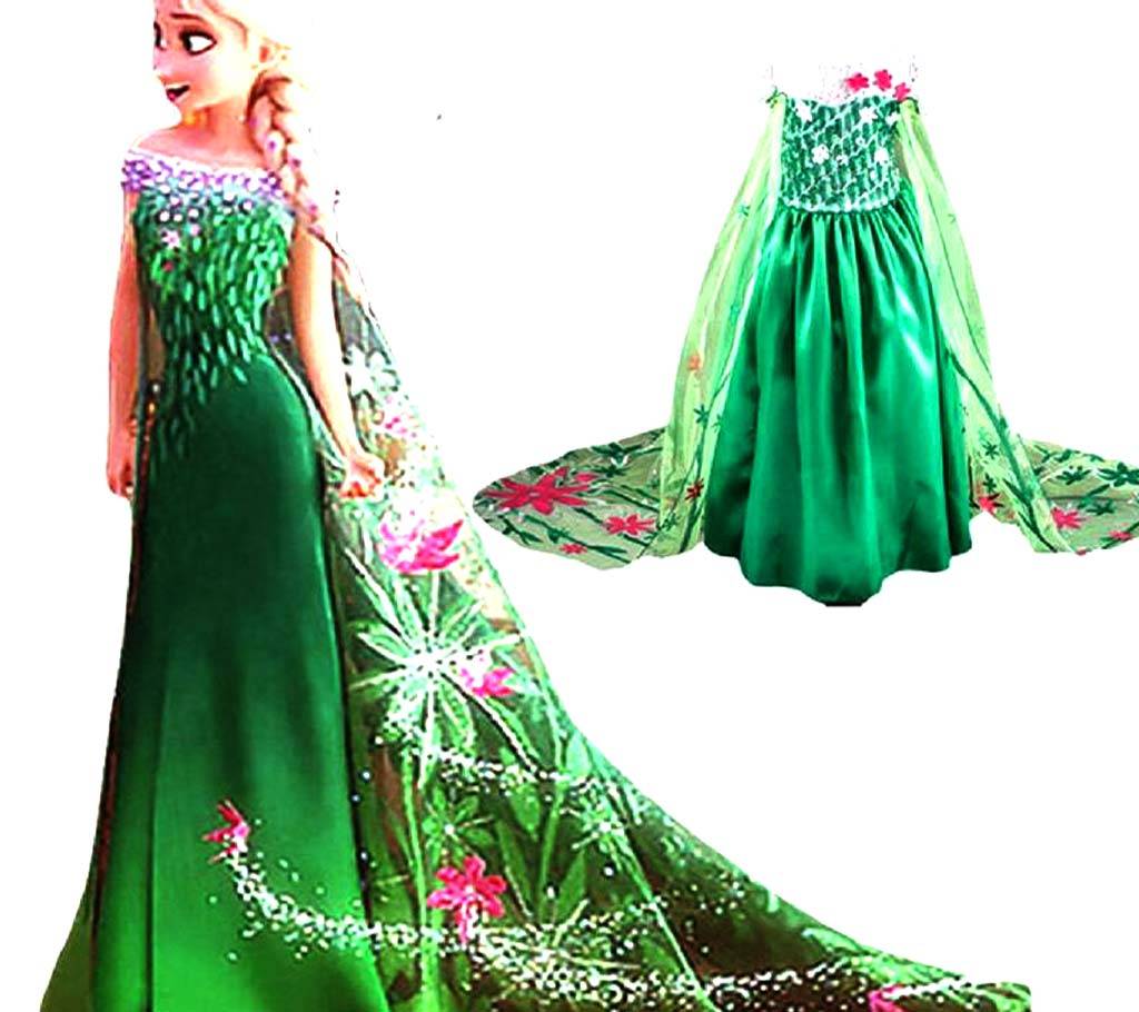 Elsa Green Dress বাংলাদেশ - 641176