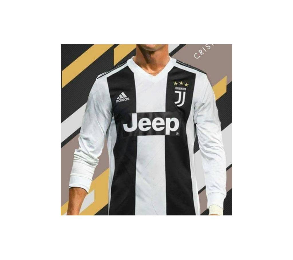 Juventus Home লং স্লিভ রেগুলার জার্সি 2018-19  (কপি) বাংলাদেশ - 814262