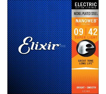 Elixir E-গিটার স্ট্রিংস 09-42 12002 Nanoweb 