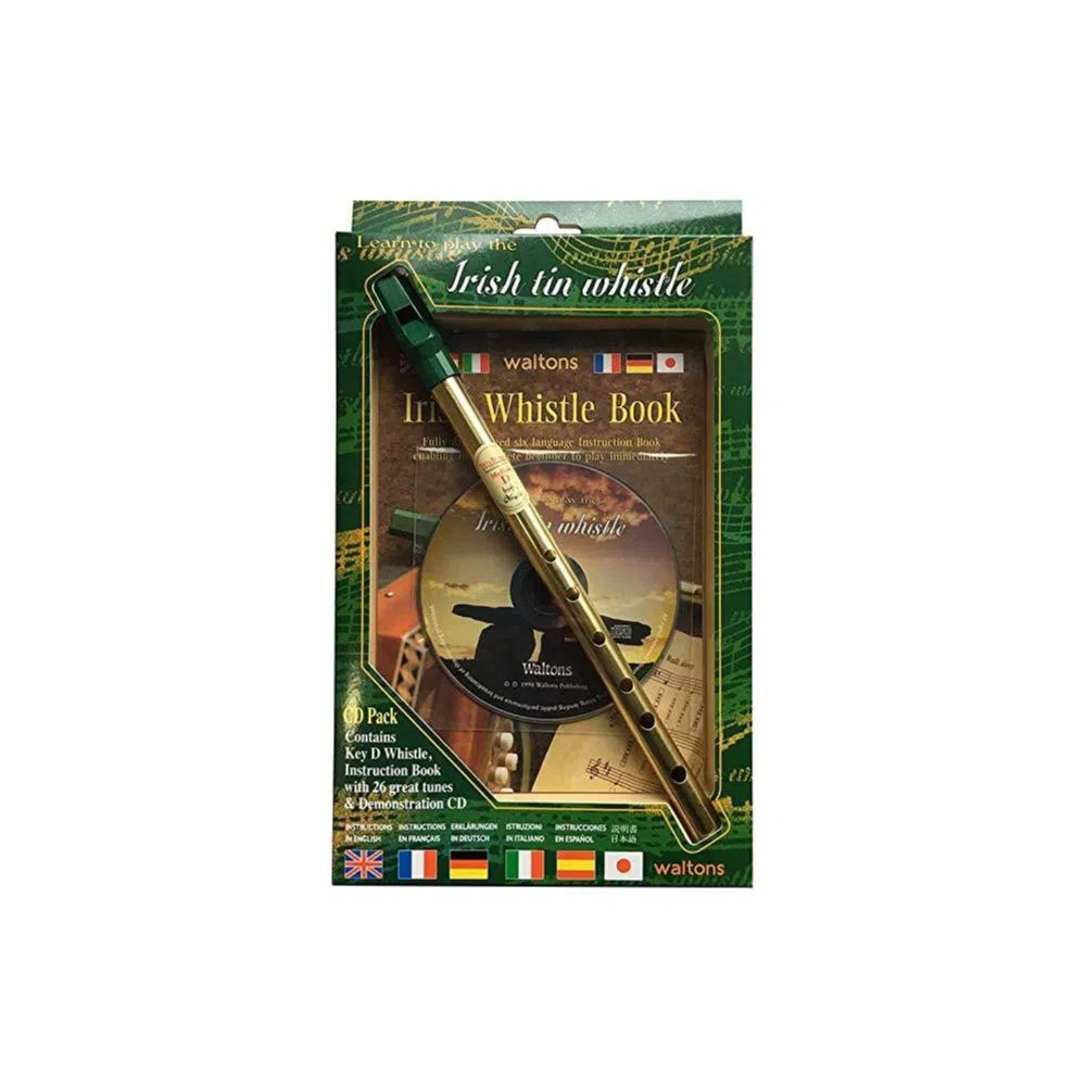 Waltons D Tin Whistle CD Pack