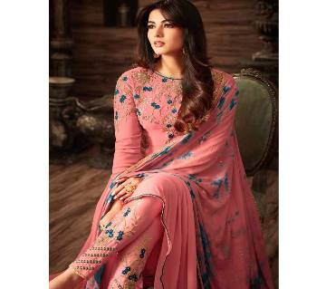 Un-stitched Georgette Embroidery Salwar Kameez (COPY)