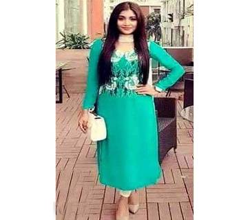 Un-stitched Embroidery Georgette Salwar Kameez (Copy)