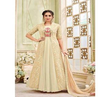 Un-stitched Embroidery Georgette Designer Anarkali Salwar Suit