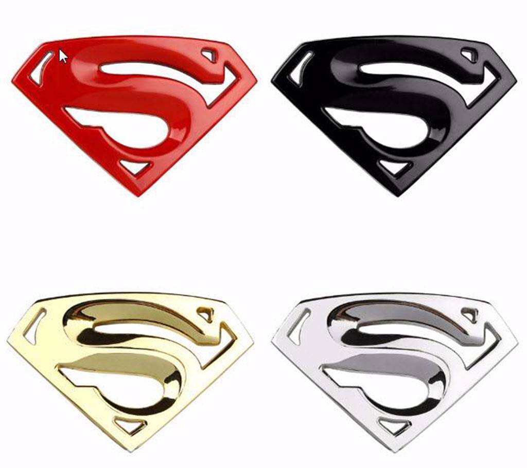 Superman 3D কার স্টিকার (১ টি) বাংলাদেশ - 463254