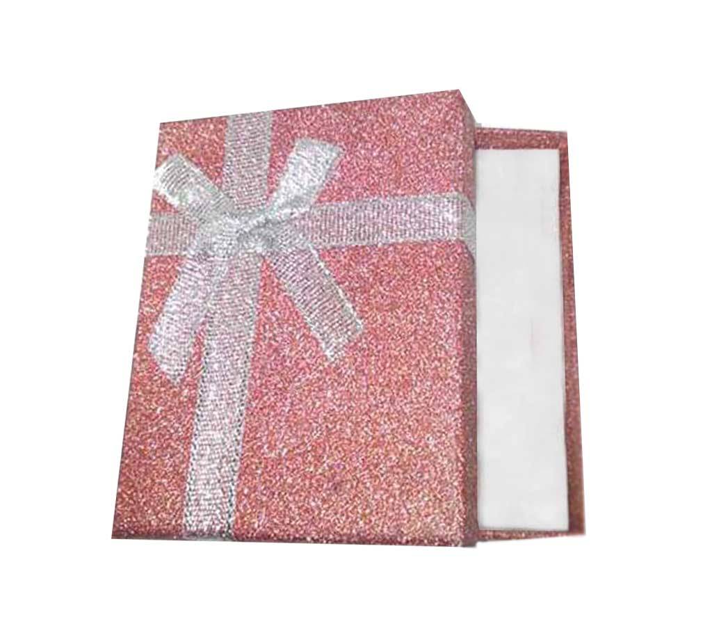 Glitter Gift Box for জুয়েলারি সেট (Light Orange) বাংলাদেশ - 757925