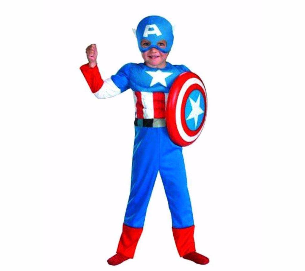 Captain America রেট্রো কস্টিউম ফর কিডস বাংলাদেশ - 459488
