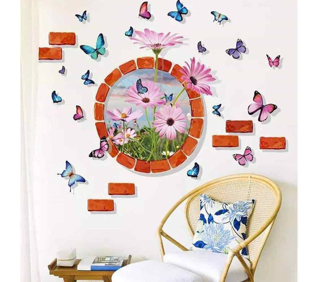 12 Pcs 3D Double Wings Butterfly Wall Stickers বাংলাদেশ - 791958
