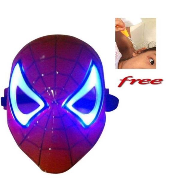 Spider Man মাস্ক উইথ ফ্রি LED ইয়ার পিক বাংলাদেশ - 600134