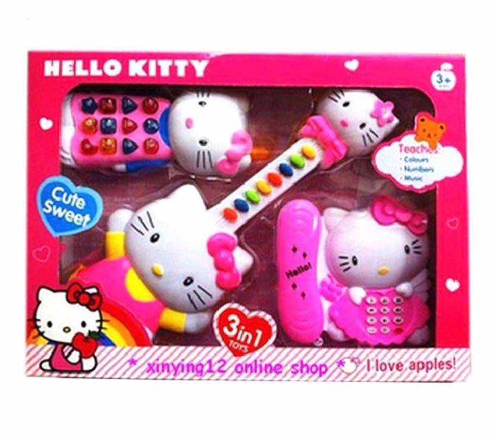 3 in 1 Hello Kitty টয় ফর কিডস বাংলাদেশ - 465532