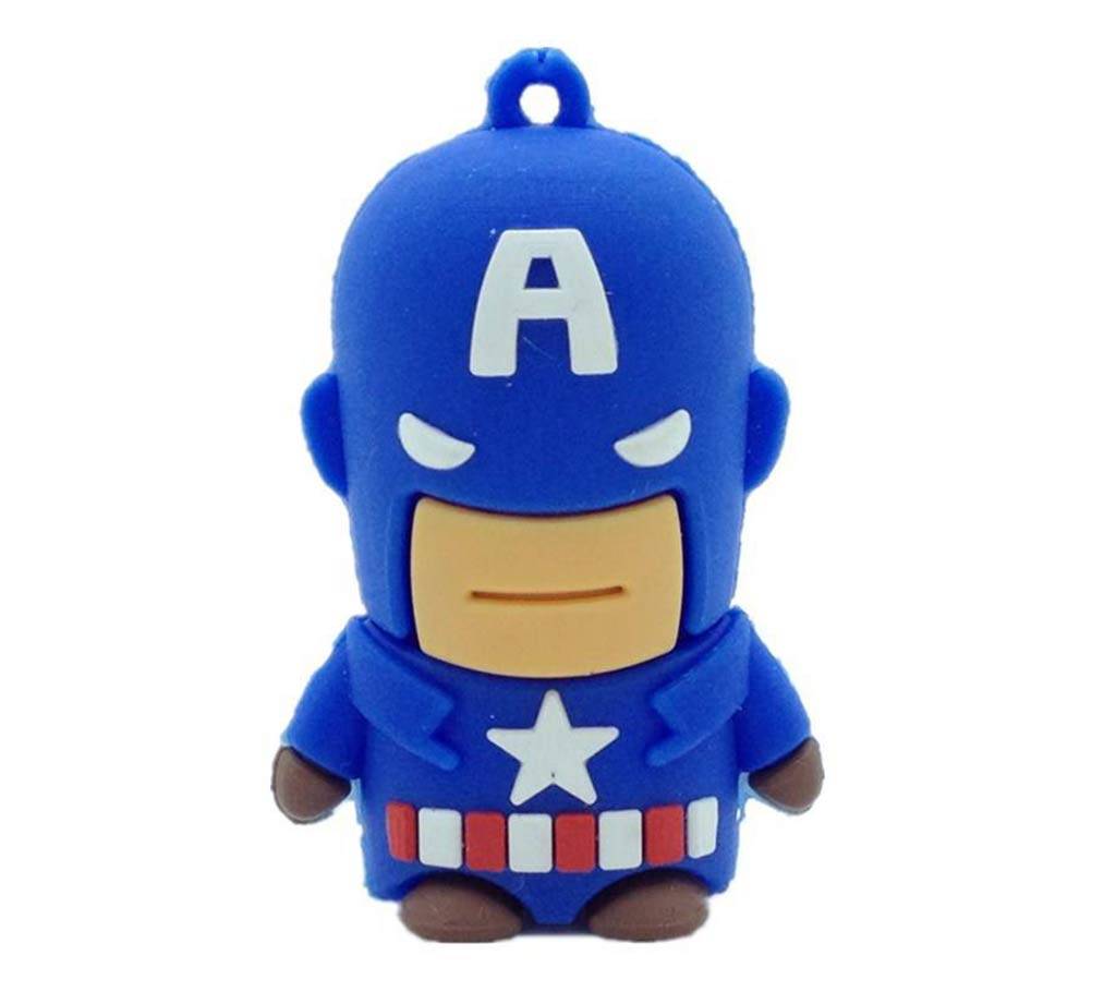 Captain America স্টাইল পেনড্রাইভ- ৩২ জিবি বাংলাদেশ - 462325