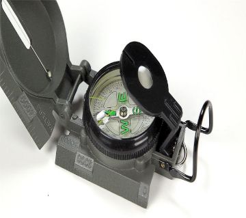 Military Marching Lensatic Compass(Army Green)