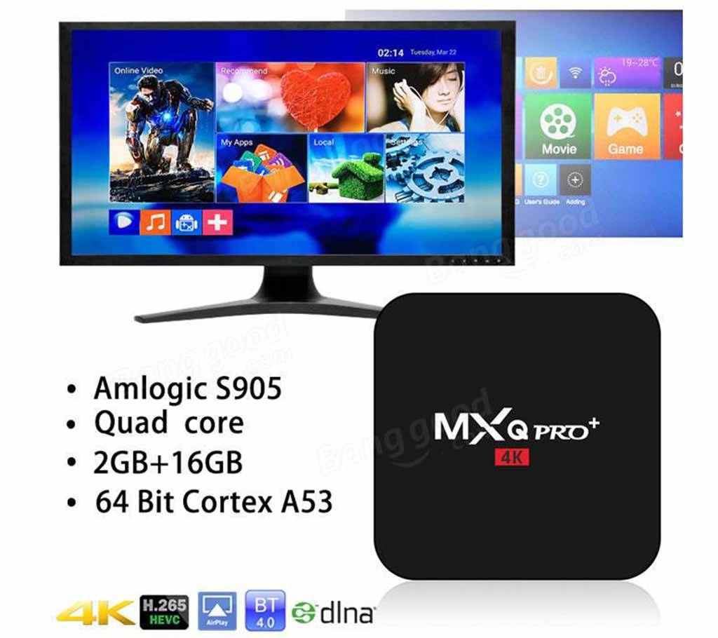 MXQ PRO PLUS 4K অ্যান্ড্রয়েড স্মার্ট TV বক্স বাংলাদেশ - 494833