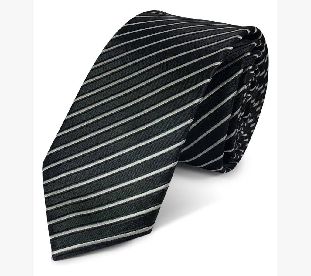 Elegant Black Silk Tie - 0188TIE বাংলাদেশ - 628567