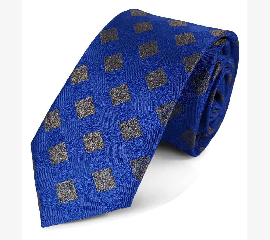 Elegant Blue Silk Tie - 190TIE বাংলাদেশ - 628576