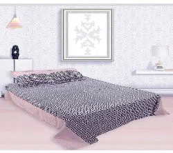 Double size bed sheet and 2 pillow cover