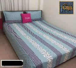 Double Size Bed Sheet &  Pillow Cover