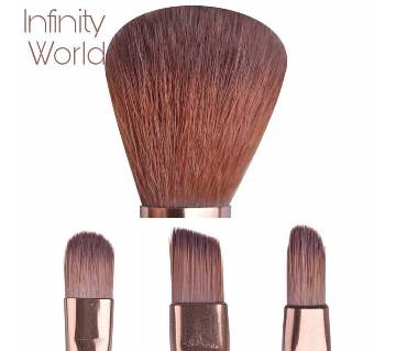 4pcs Wooden handle Makeup brush set