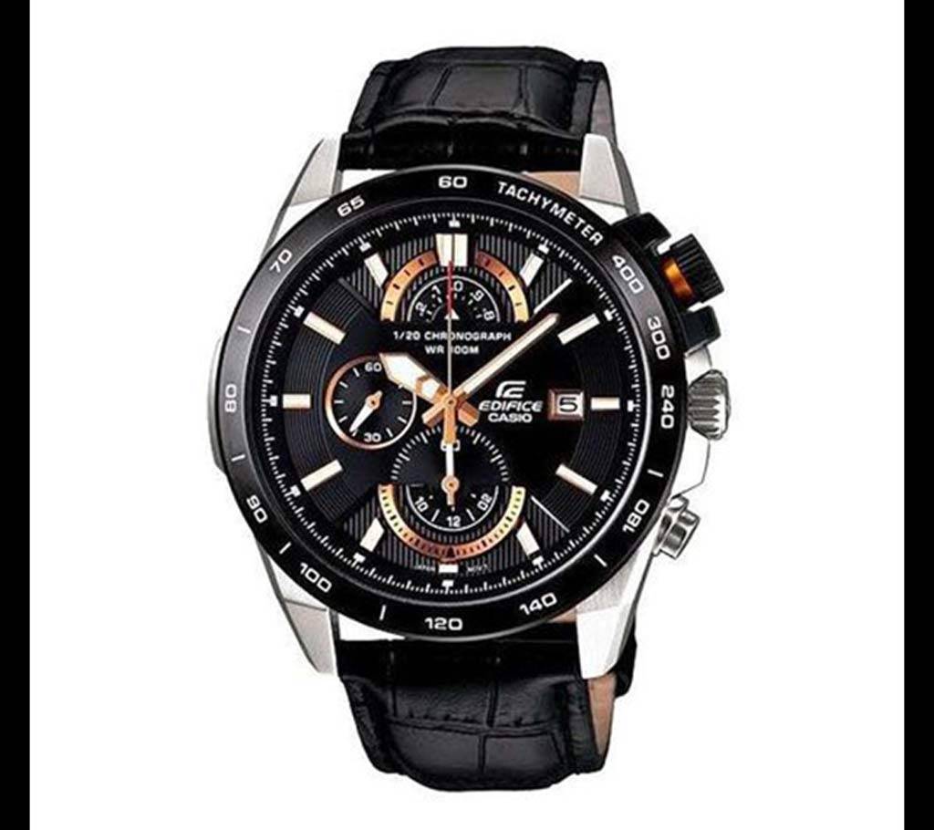 Casio Black PU Leather Wrist Watch For Men বাংলাদেশ - 629139