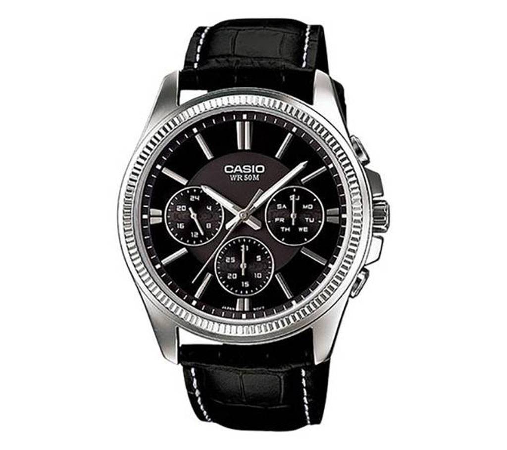 Casio MTP-1375L-1AVDF PU Leather Wrist Watch বাংলাদেশ - 624739