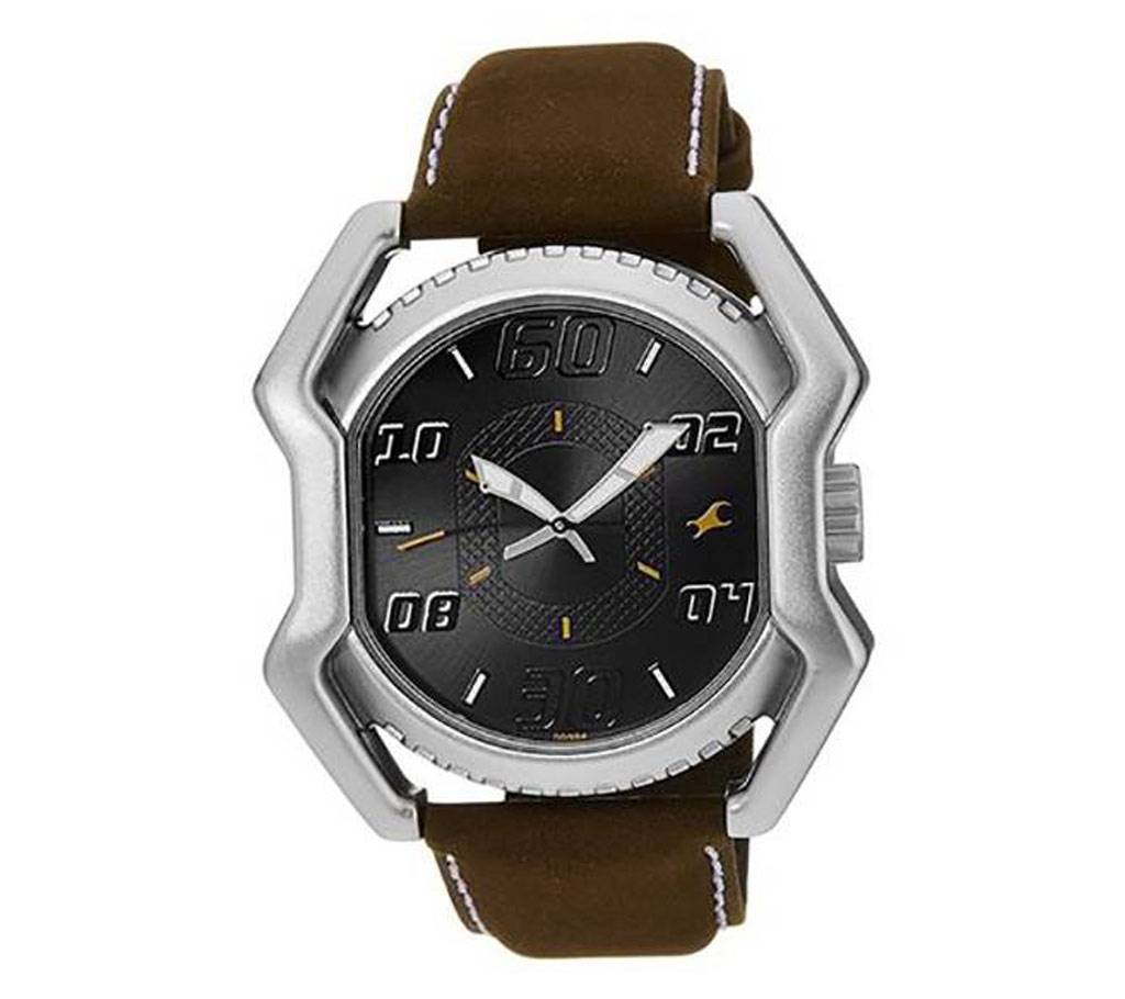 Fastrack 3112SSA - Olive Leather Watch for Men বাংলাদেশ - 625196