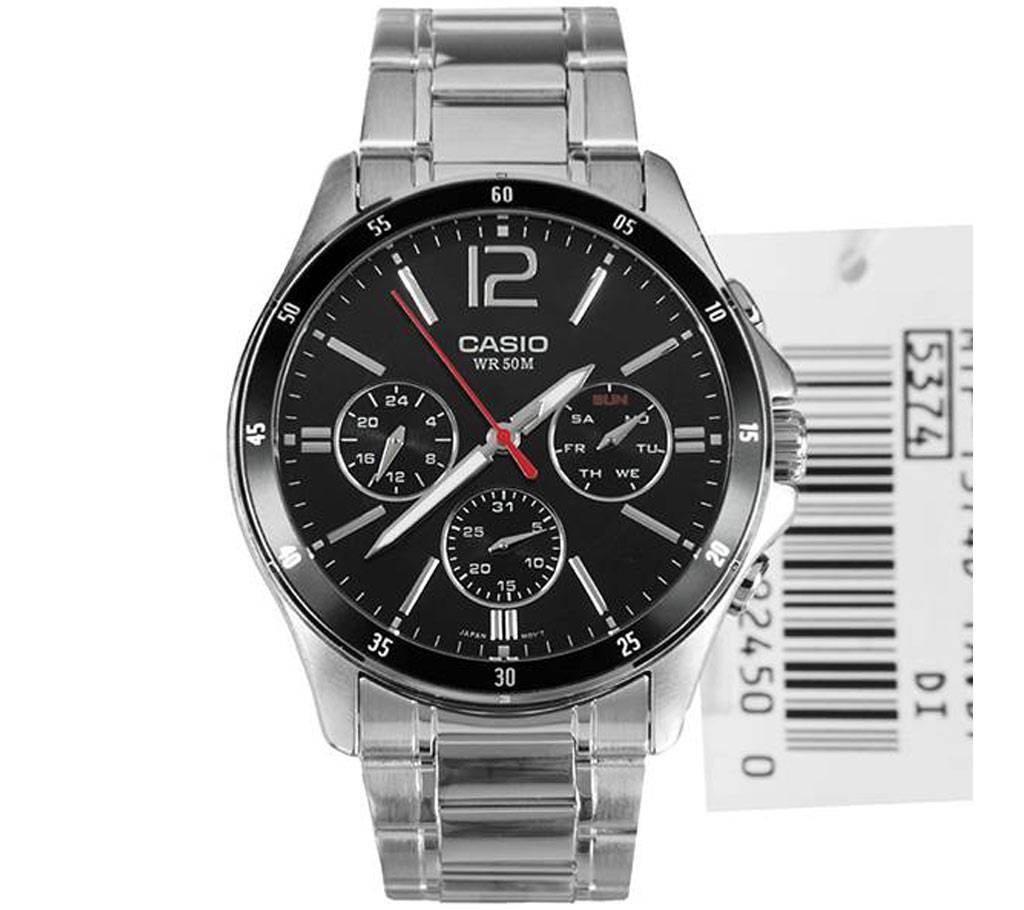 Casio MTP-1374D-1AVDF Stainless Steel Wrist Watch বাংলাদেশ - 625255