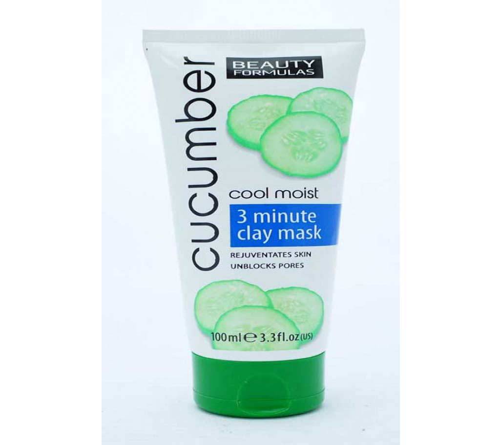cucumber 3 minute ক্লে মাস্ক 100(ml) UK বাংলাদেশ - 918985