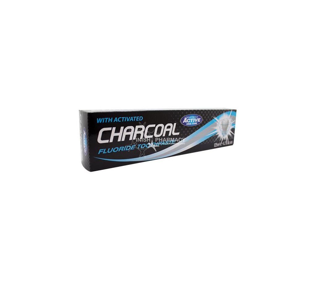 Beauty Formulas With Activated Charcoal Fluoride টুথপেস্ট 125ml - UK বাংলাদেশ - 919767