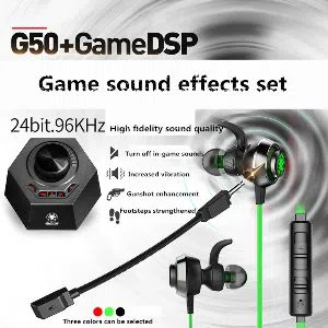 PLEXTONE G50 GameDSP QUAKE Vibration Gaming Earphones