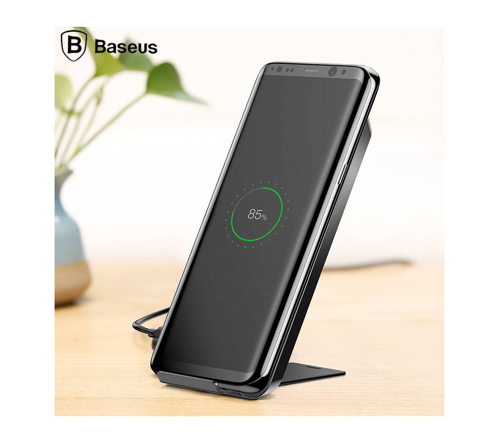 Baseus Qi ওয়্যারলেস চার্জার প্যাড Charging Dock for iPhone & Samsung বাংলাদেশ - 740583