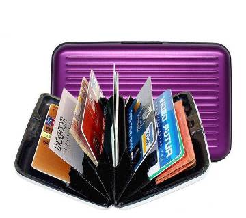 Aluminium credit card holder
