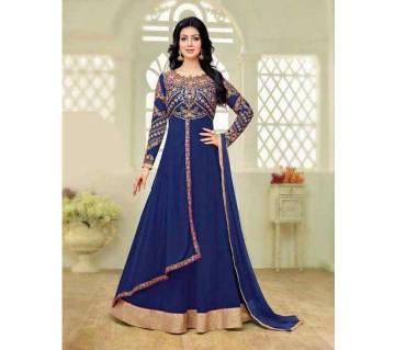 Unstitched georgette embroidery three piece-copy 