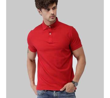 Gents Half Sleeve Solid Color Polo Shirt