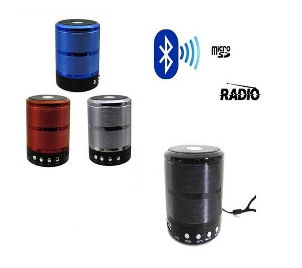 Metal BlueTooth Speaker WS-887 বাংলাদেশ - 621827