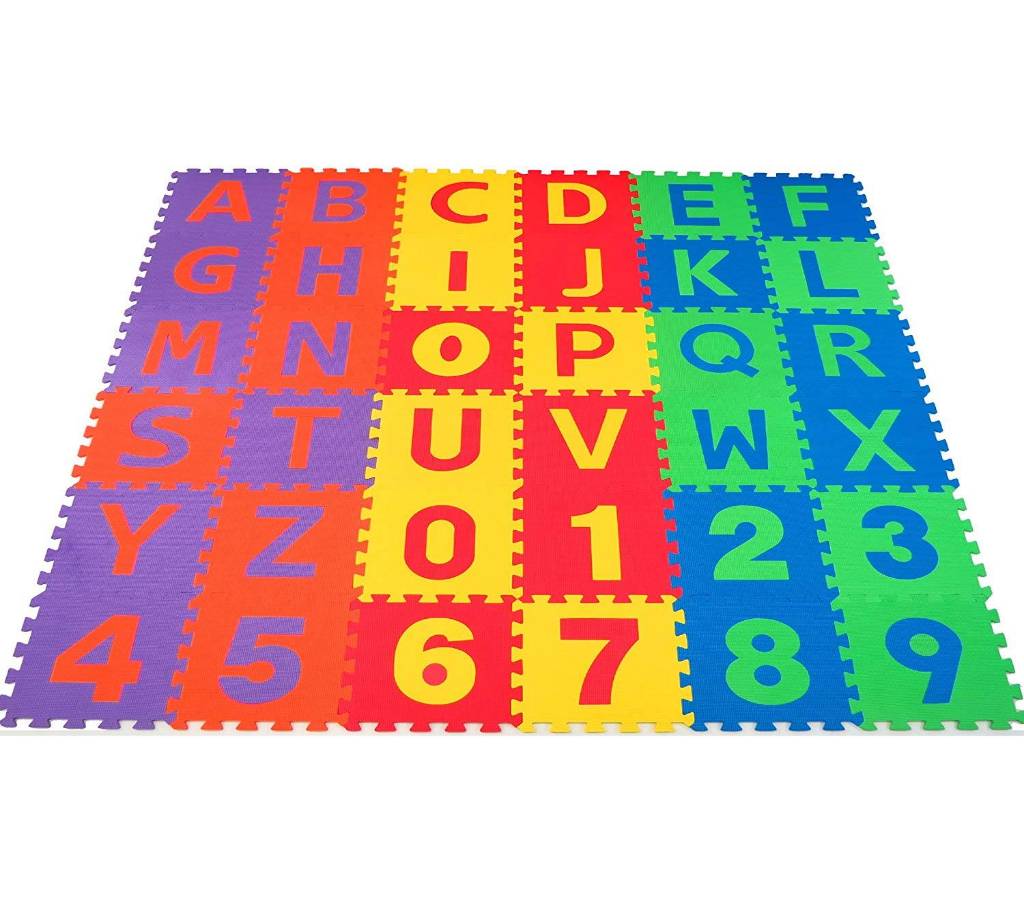 Foam Floor Alphabet পাজল ম্যাট - মাল্টিকালার বাংলাদেশ - 759016
