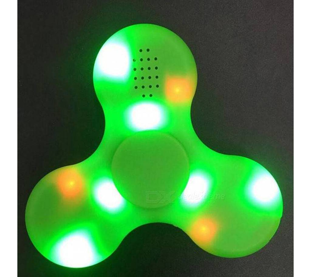Fidget Spinner উইথ ব্লুটুথ স্পিকার LED লাইট বাংলাদেশ - 495839