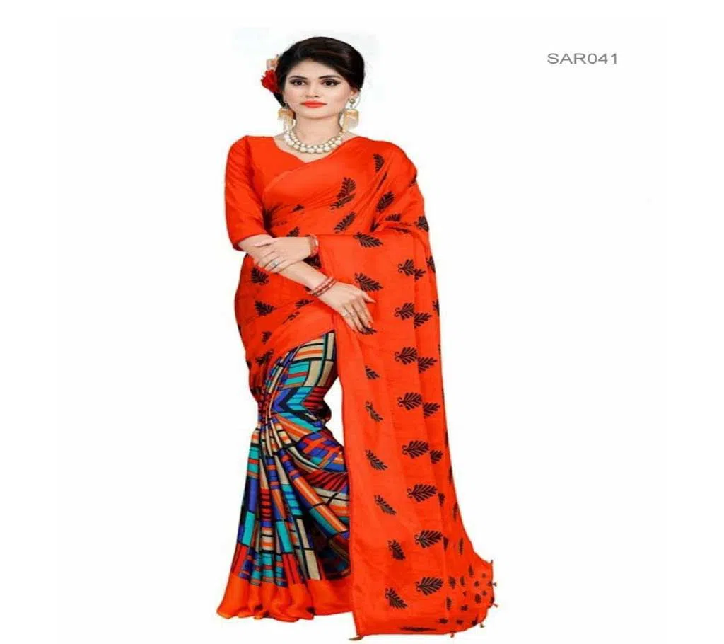 Colorful Indian Soft Silk Saree SAR041