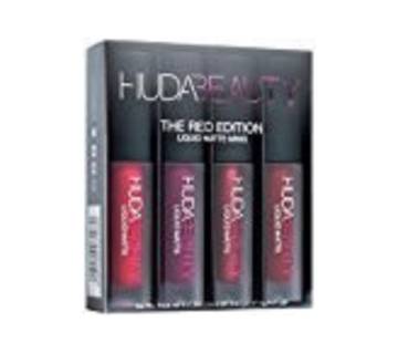 HUDA BEAUTY Matte Mini Liquid Lipstick - (4 pcs)
