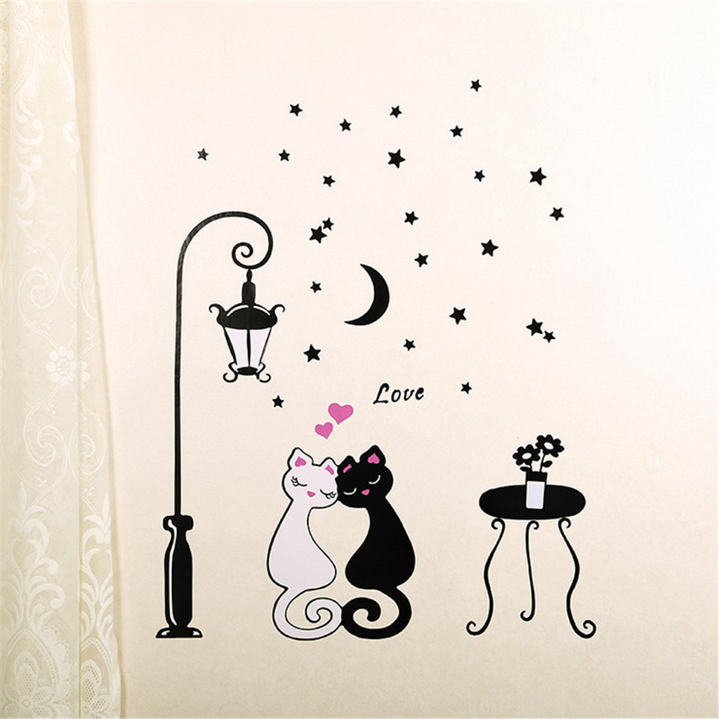 Lovely Cat ওয়াল স্টিকার বাংলাদেশ - 786470