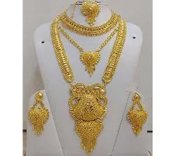 Gold Plated Jewellery Necklace Set For Women 