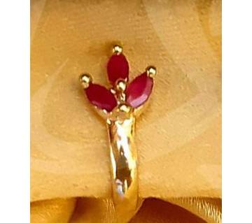  metal nose pin for women-golden color
