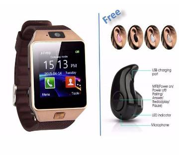 Sim Supported Smart Watch (Bluetooth Headset Free)