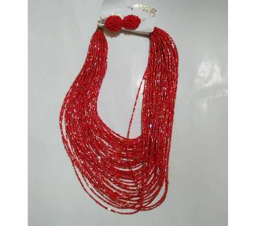 Necklace with earring