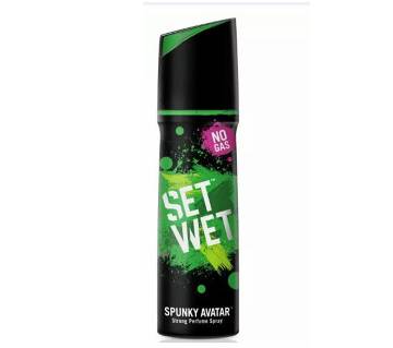Set Wet No Gas Perfume Body Spray Deodorant Spunky Avatar - 120ml new MRP - ASD - 80- 7MARICO-310522