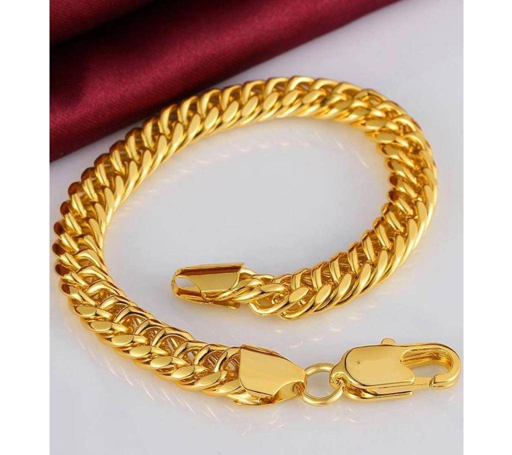 Menz Gold Colour Platted Bracelet বাংলাদেশ - 720955